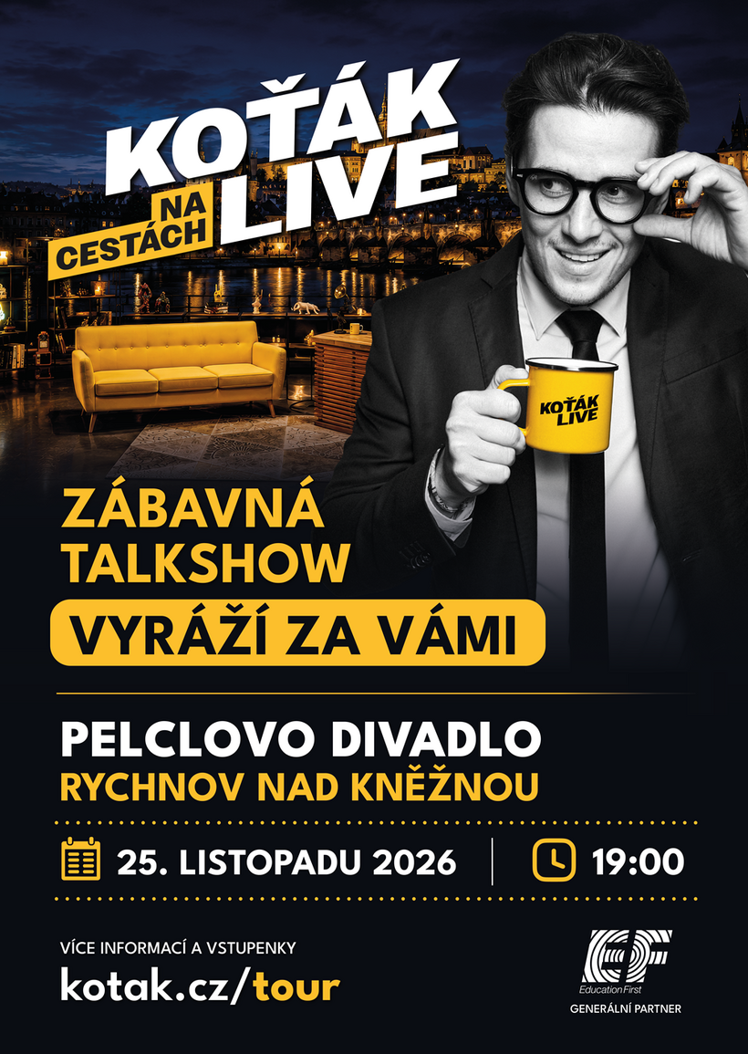 Koťák Live na cestách plakát A1