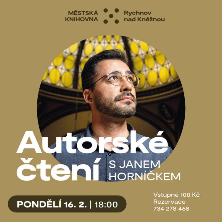 Autorské čtení s Janem Horníčkem