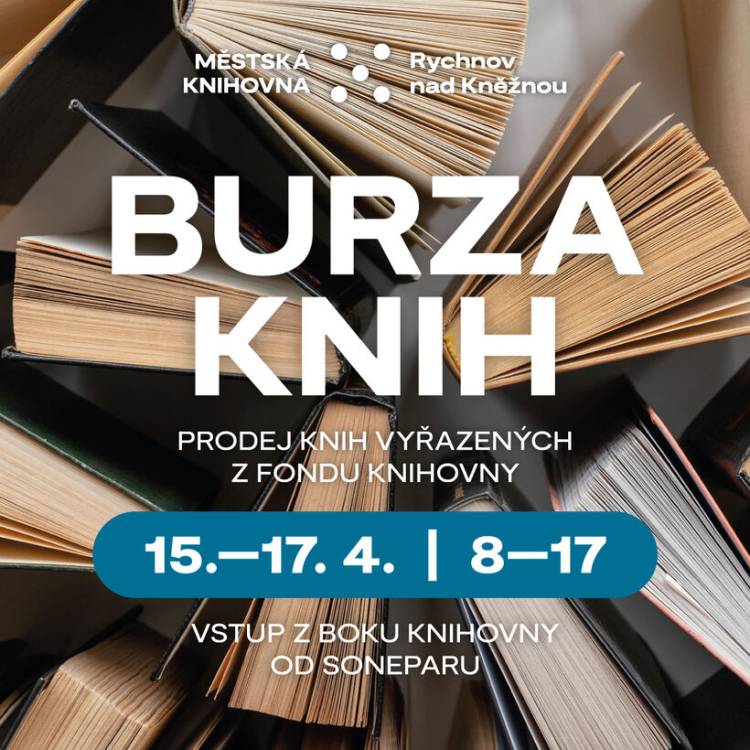 Burza knih v knihovně